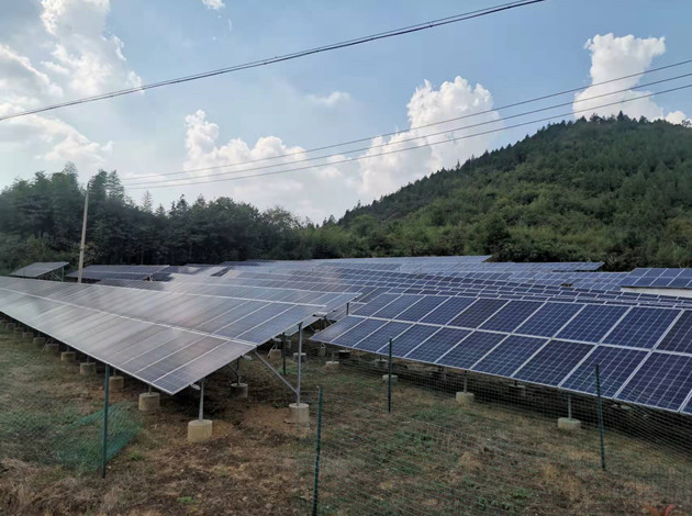 Слънчева електроцентрала с мощност 1,06 MW в окръг Шитай, Чиджоу